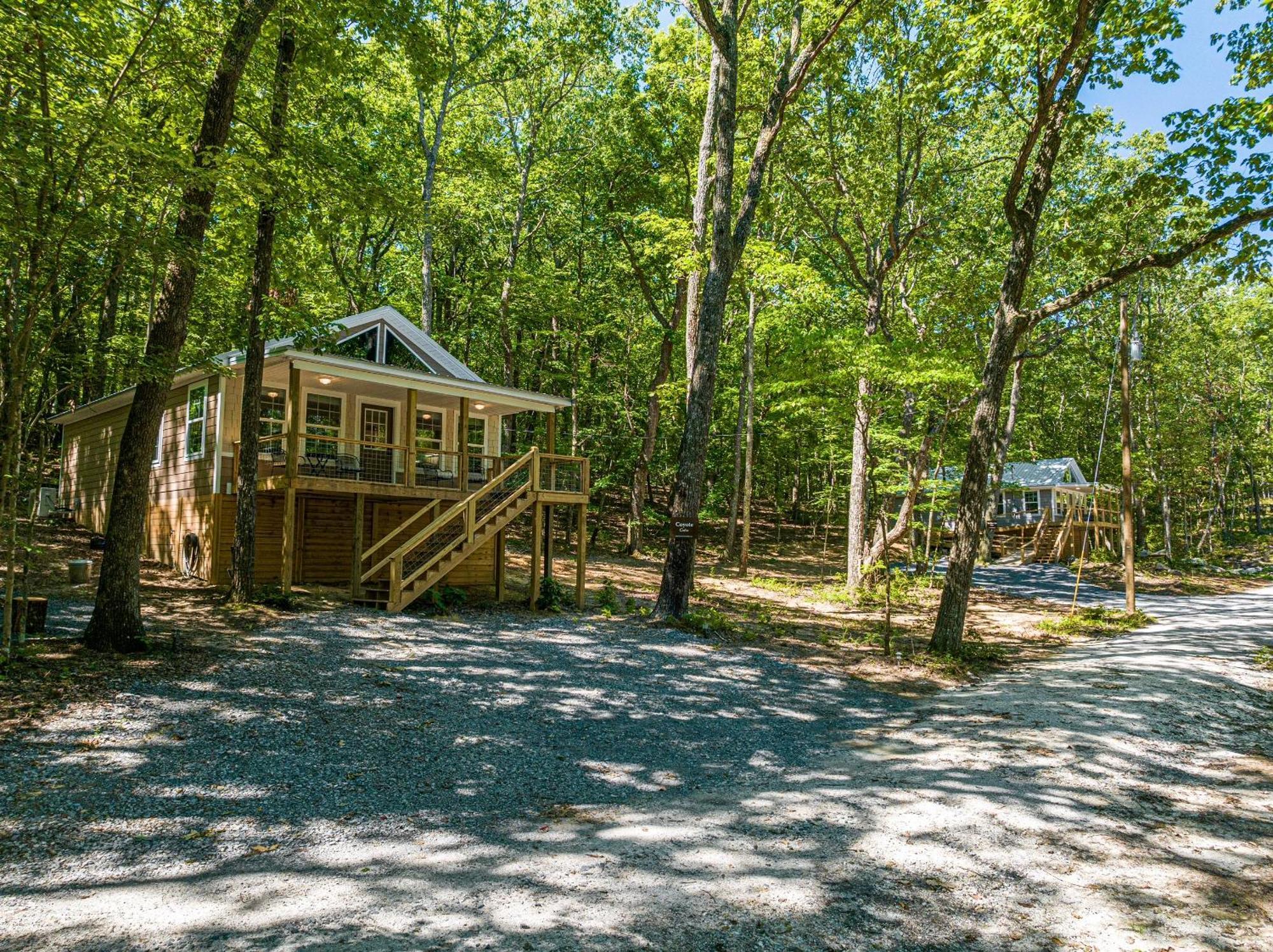 Coyote Cabin At Woodland Retreat At Desoto Beside Desoto State Park Fort Payne Eksteriør bilde